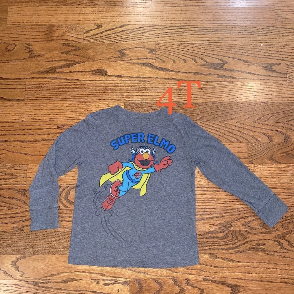 Old Navy Super Elmo long sleeve 4T